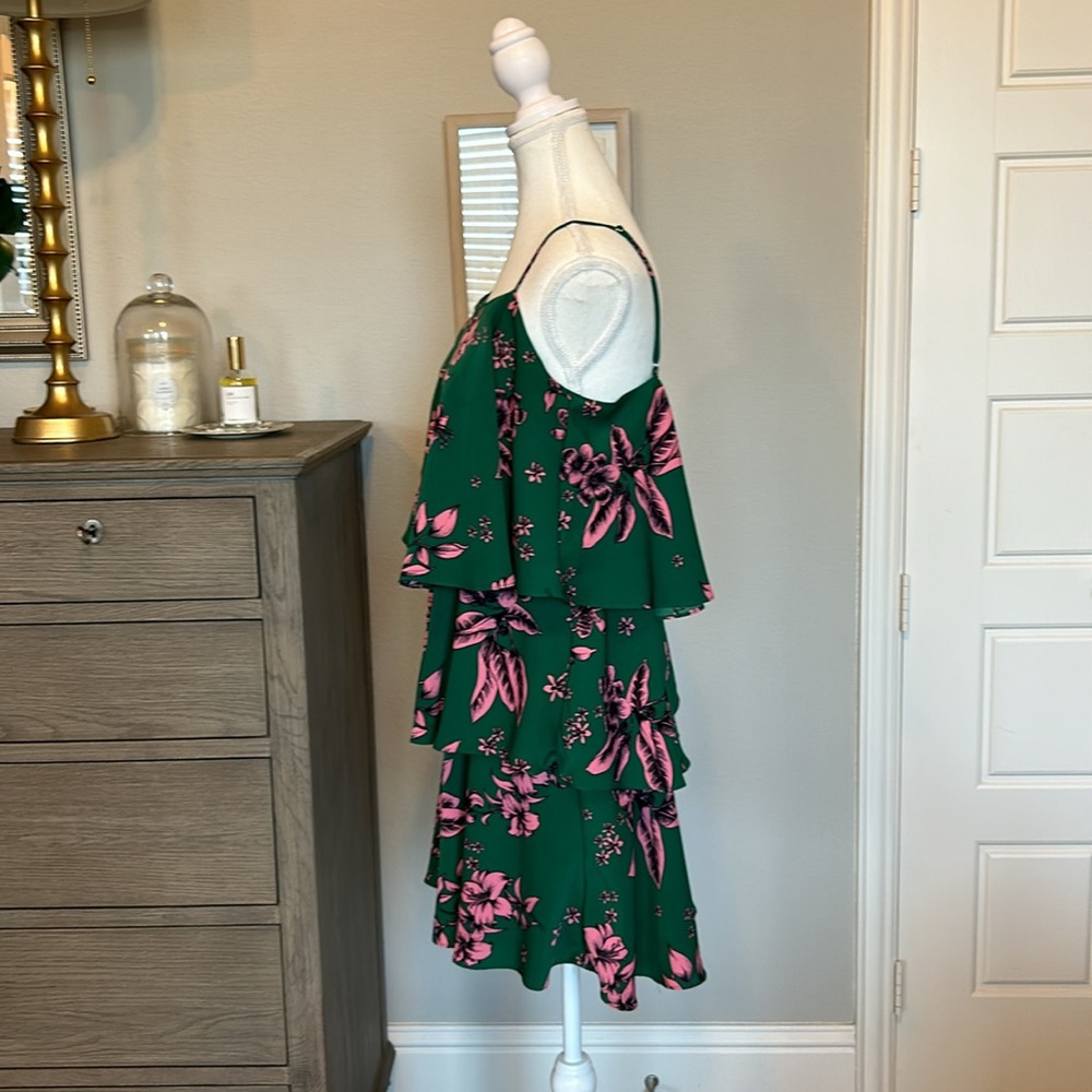 Sam Edelman | Floral Ruffle Mini Dress | Size Med - Picture 7 of 15